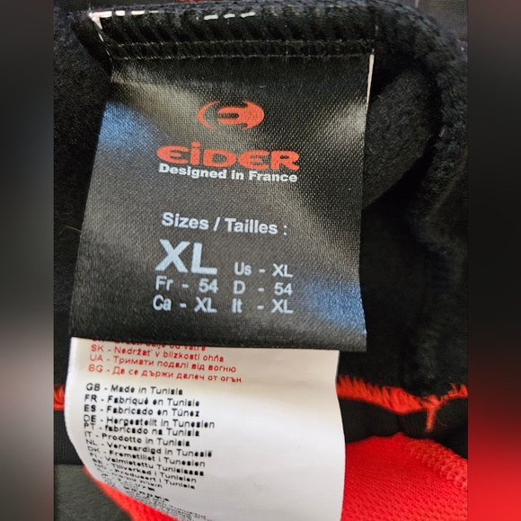 NWT - Eider Performance Red & Black Pullover - Size XL - Picture 2 of 10